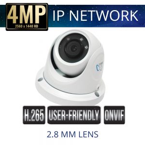 4mp IP Dome Security Camera with 2.8mm Lens