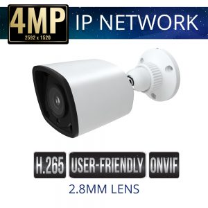 2.8mm 4mp Economy IP Bullet Camera Weatherproof with IR